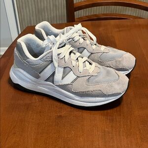 New Balance White & Gray 57/40 Men’s Shoes